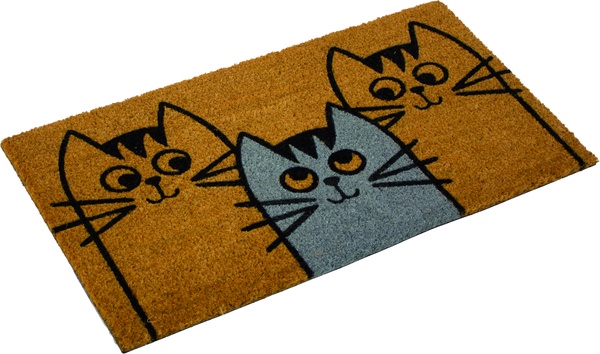 Felpudo Coco/Pvc Whiskers 40x70